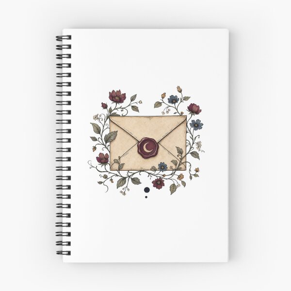 Item preview, Moon Seal Floral Letter designed and sold by GoverArt.