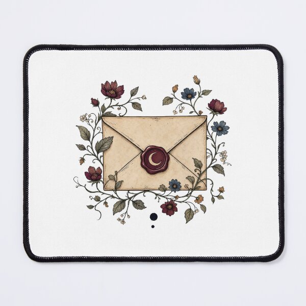 Item preview, Moon Seal Floral Letter designed and sold by GoverArt.