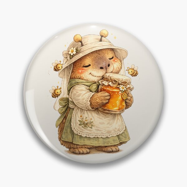 Item preview, Cute Capybara Honey Maker designed and sold by PocketCritter Studio.