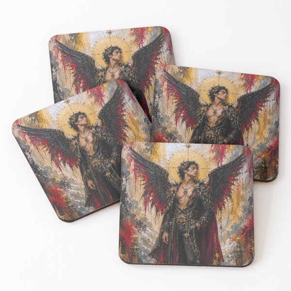 Item preview, Lucifer, Fallen angel painting. designed and sold by GalleryKauffeld.