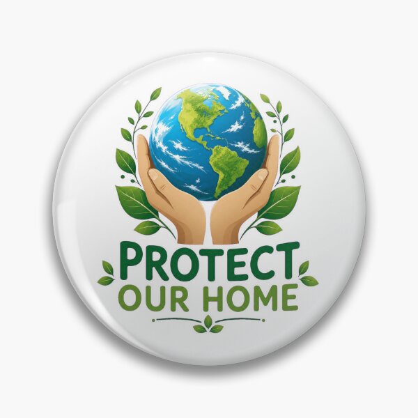 Item preview, PROTECT OUR HOME Earth Hands | Eco-Friendly Planet Design designed and sold by Ahmed Nedji.