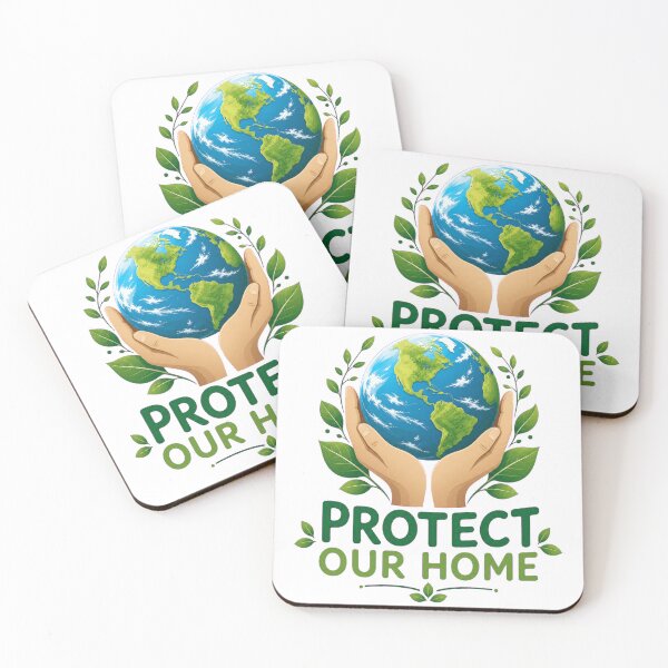 Item preview, PROTECT OUR HOME Earth Hands | Eco-Friendly Planet Design designed and sold by Ahmed Nedji.