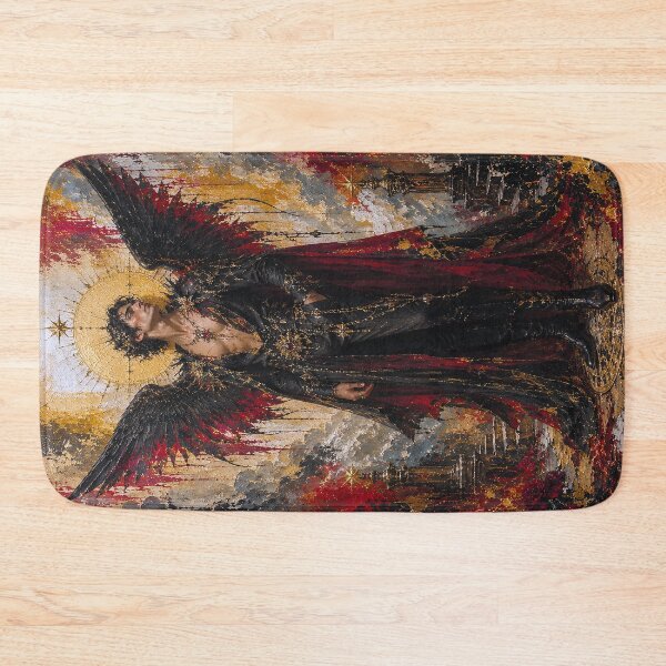Item preview, Lucifer, Fallen angel painting. designed and sold by GalleryKauffeld.