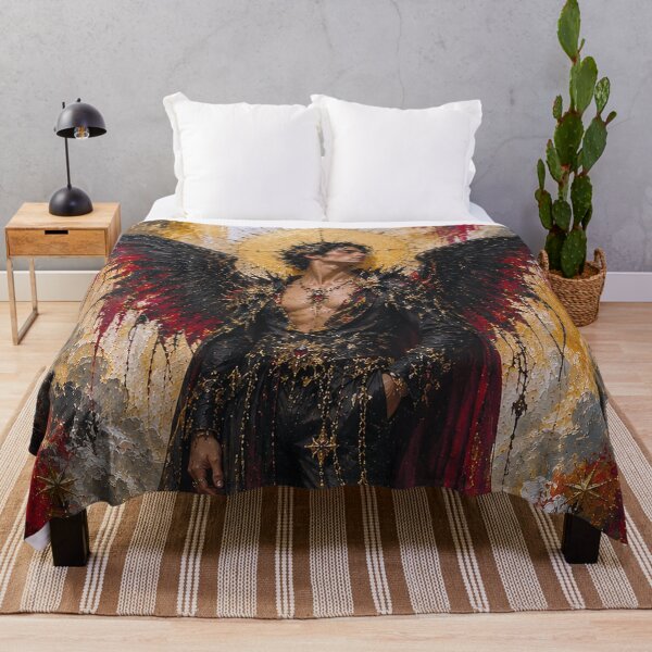 Item preview, Lucifer, Fallen angel painting. designed and sold by GalleryKauffeld.
