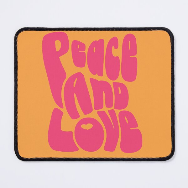 Item preview, peace and love  designed and sold by ExcessiveSarcasmCo..