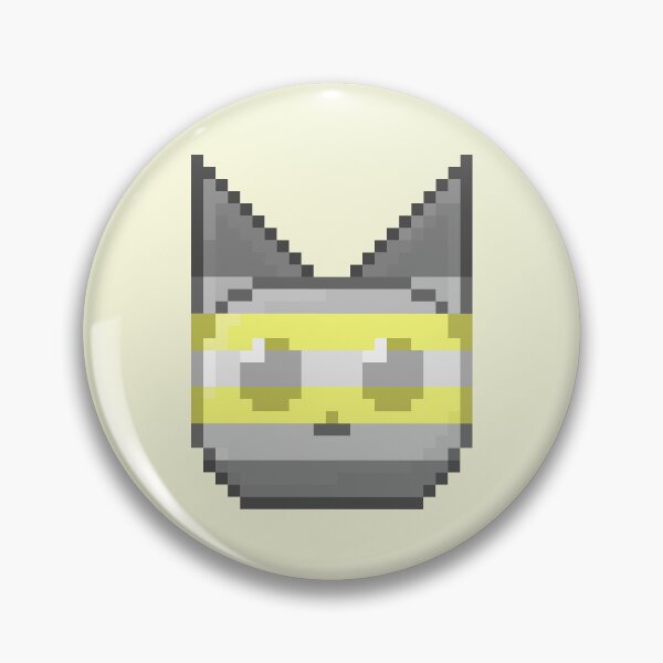 Item preview, Deminonbinary Pixel Pride Cat designed and sold by Lilac-Cat.