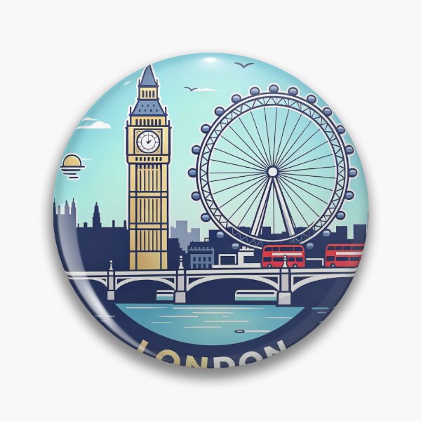 Item preview, London Classic Landmark Sticker designed and sold by aolisakshop.