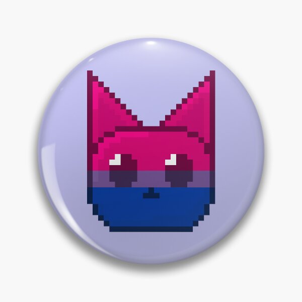 Artikelvorschau, Bi Pixel Pride Cat entworfen und verkauft von Lilac-Cat.