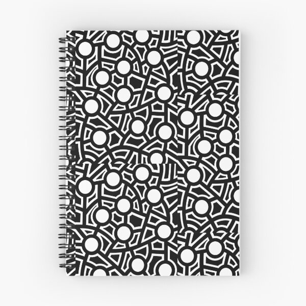Item preview, Abstract Geometric Circle Pattern Black designed and sold by GTeoArt.