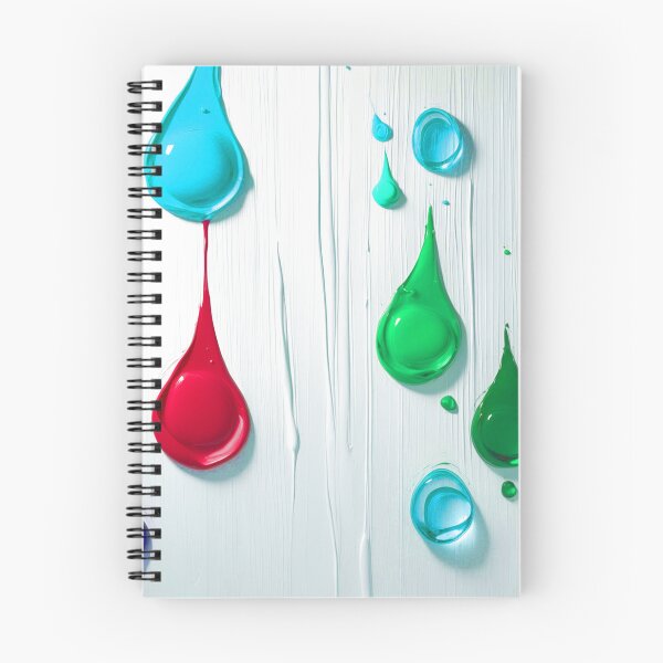 Item preview, Abstract 3D Liquid Paint Splatter Red and Turquoise designed and sold by Ingorgia Studio.