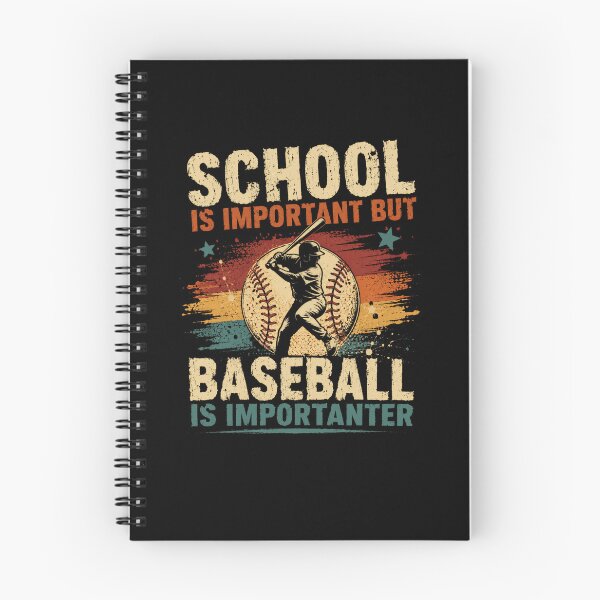 Item preview, La escuela es importante, pero el béisbol es más importante. Aficionado gracioso del béisbol. designed and sold by SkeletonsDanger.