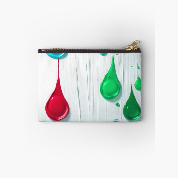 Item preview, Abstract 3D Liquid Paint Splatter Red and Turquoise designed and sold by Ingorgia Studio.