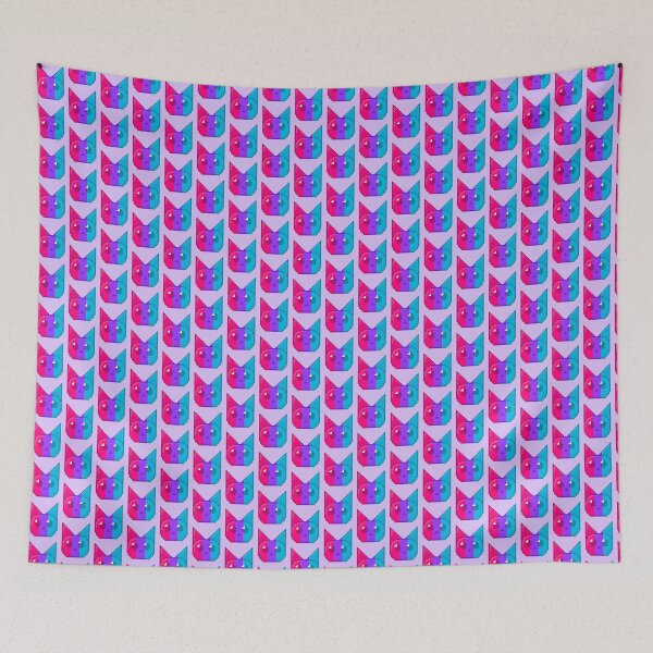 Item preview, Gato del orgullo pixelado andrógino designed and sold by Lilac-Cat.
