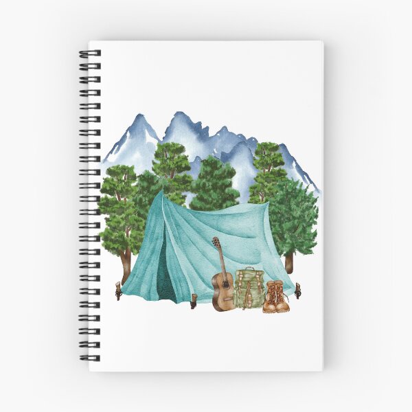 Item preview, Mountain Camp Life | Retro Wilderness Illustration designed and sold by Gosticky004.