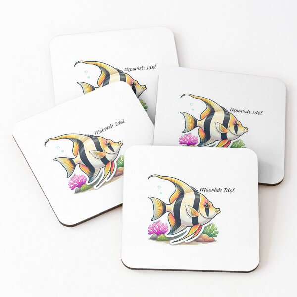 Item preview, Moorish Idol Fish Sticker – Tropical Reef Fish Vinyl Decal for Ocean & Aquarium Lovers designed and sold by Pandey14.
