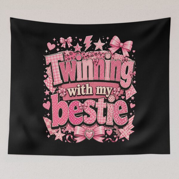 Item preview, Twining with My Bestie – Cute Friendship Matching designed and sold by THREE LITTLE BEANS.