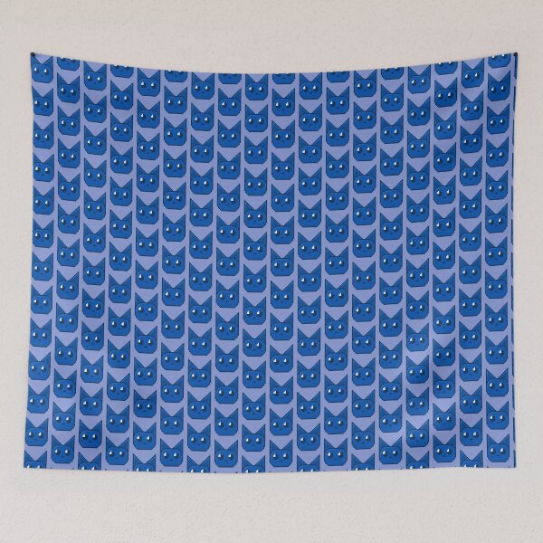 Item preview, Pixelart de gato azul designed and sold by Lilac-Cat.