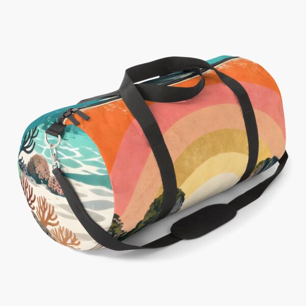 Item preview, Ocean Soul – Retro Tropical Sunset Illustration designed and sold by Spirit of Siam.