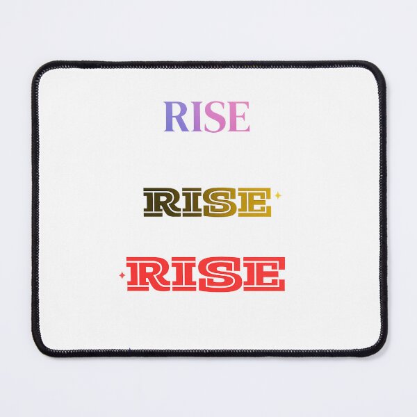 Item preview, Rise Typography Motivation Design – Bold Gradient Text Art designed and sold by EdgeSphere.