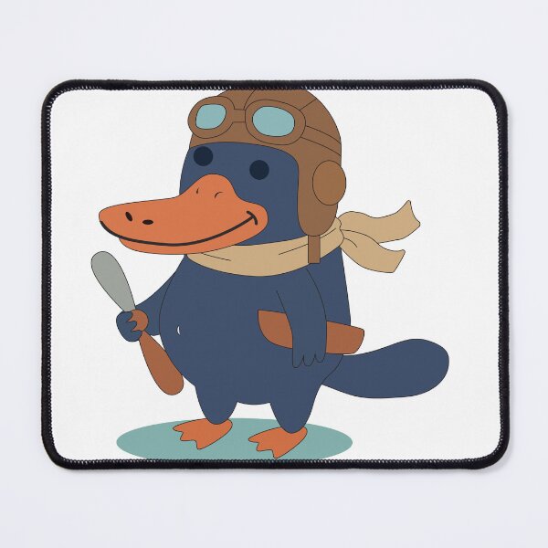 Item preview, Retro Aviator Platypus - Cute Pilot Illustration designed and sold by TatinkaArtskill.