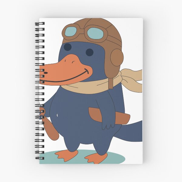 Item preview, Retro Aviator Platypus - Cute Pilot Illustration designed and sold by TatinkaArtskill.