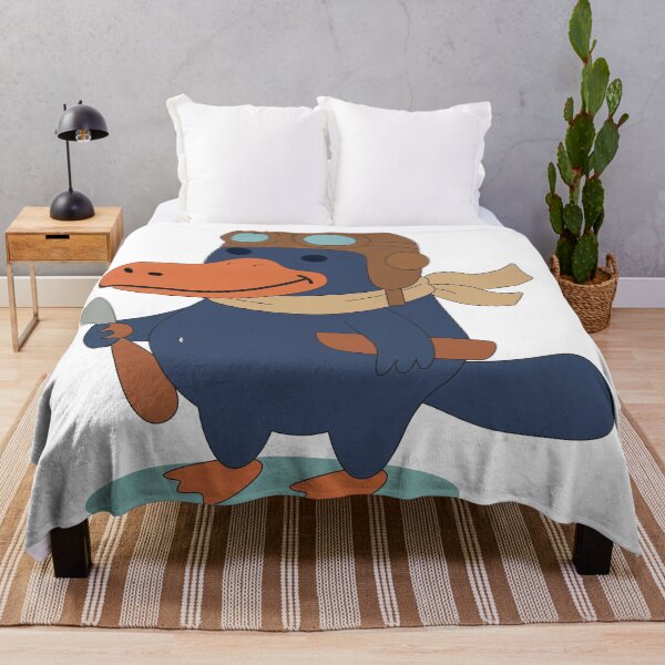 Item preview, Retro Aviator Platypus - Cute Pilot Illustration designed and sold by TatinkaArtskill.
