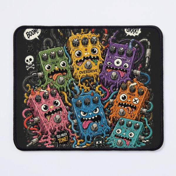 Item preview, melted guitar pedal designed and sold by delyo.