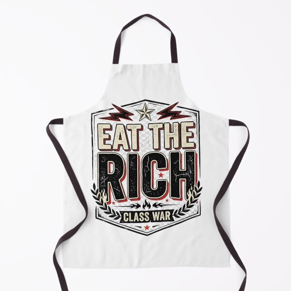 Item preview, Eat The Rich Class War Vintage Typography | Protest Graphic T-Shirt | Distressed Political Statement Design designed and sold by Bhaskar Digital Art.