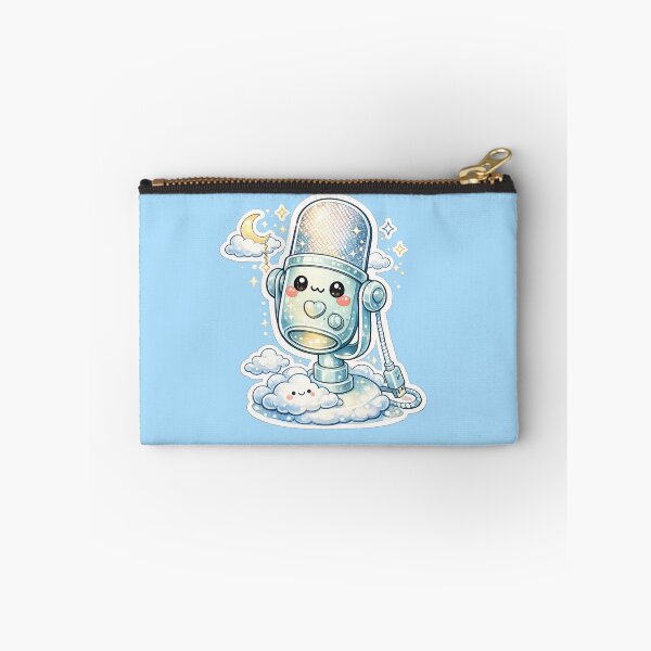Item preview, Cute Dreamy Cloud Kawaii Microphone Sticker for Streamers designed and sold by Christiana-Art.