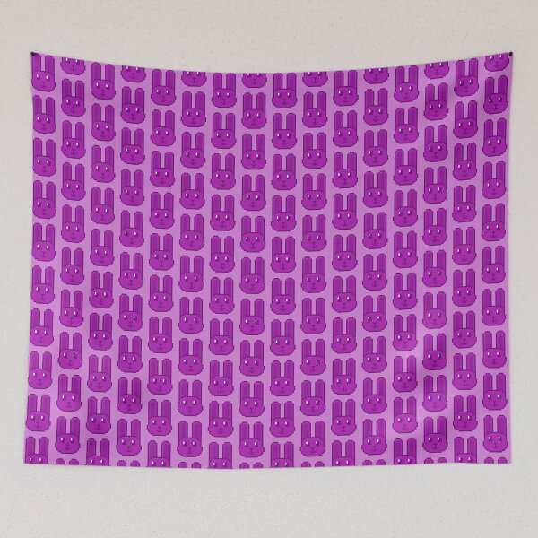 Item preview, Magenta Pixel Bunny Rabbit designed and sold by Lilac-Cat.