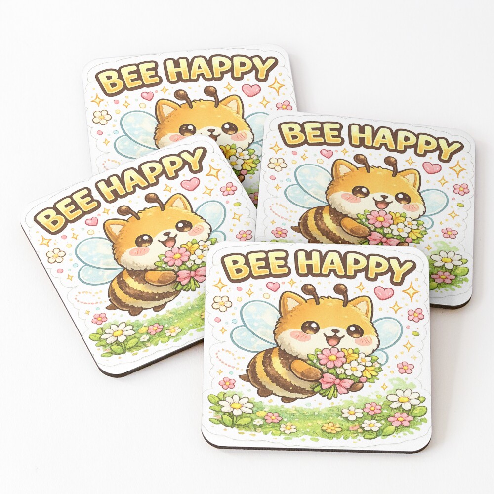 Item preview, Coasters (Set of 4) designed and sold by DadStickerStore.