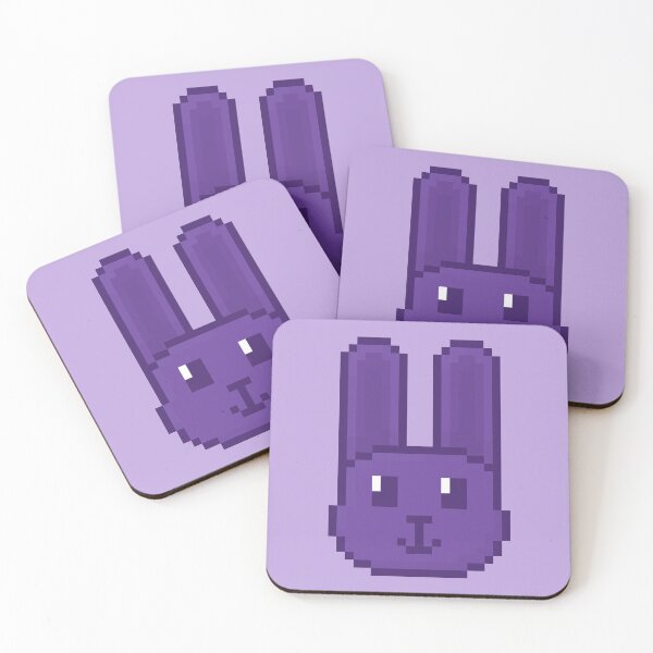 Item preview, Purple Pixel Bunny Rabbit designed and sold by Lilac-Cat.