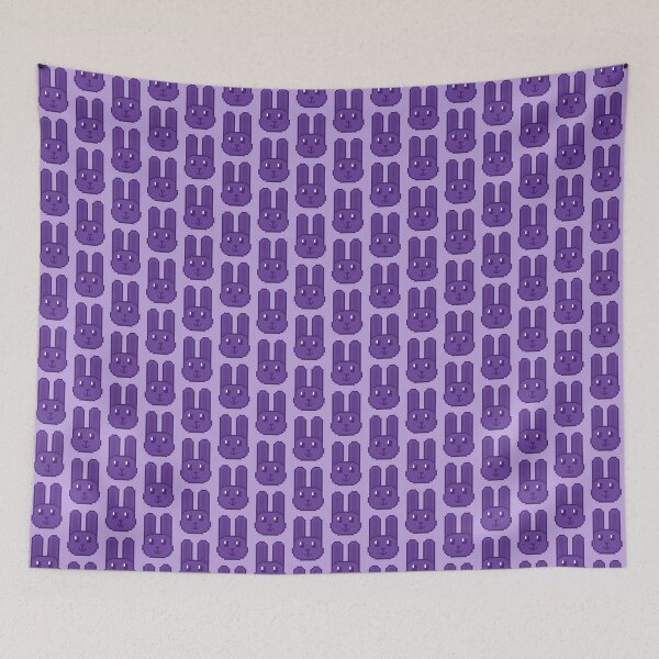 Item preview, Purple Pixel Bunny Rabbit designed and sold by Lilac-Cat.