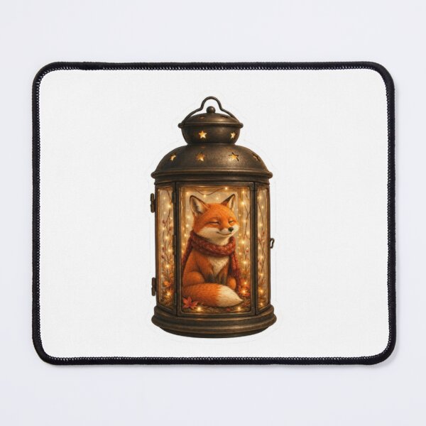 Item preview, fox in lantern designed and sold by Snurly.