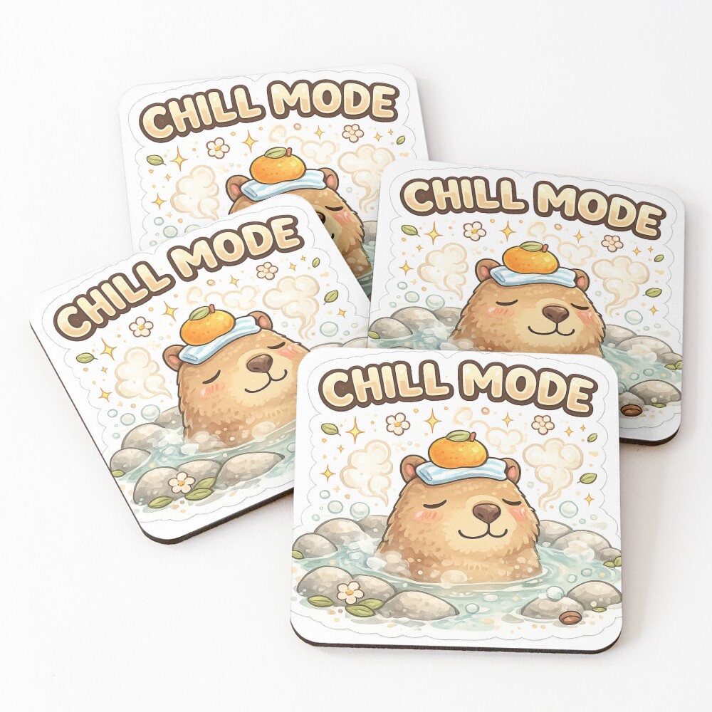 Item preview, Coasters (Set of 4) designed and sold by DadStickerStore.