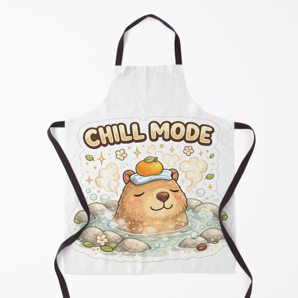Item preview, Chill Mode Capybara Sticker designed and sold by DadStickerStore.