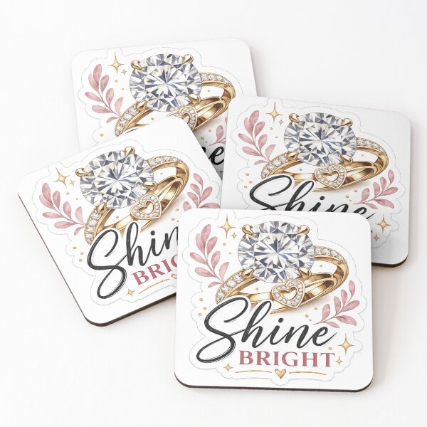 Item preview, Shine Bright Diamond Ring Sticker designed and sold by DadStickerStore.