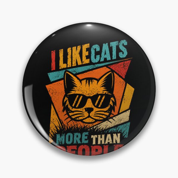 Item preview, I Like Cats More Than People Cat Lover Introvert Pet Owner Feline designed and sold by RetroMini2026.