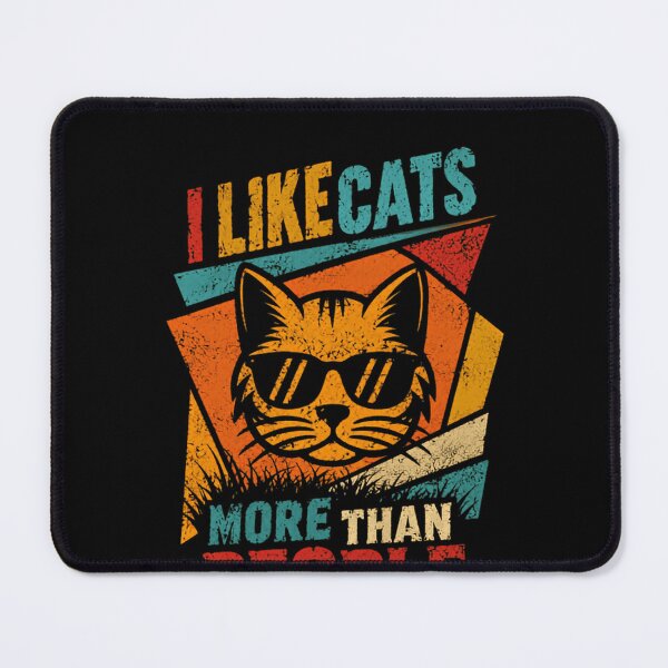 Item preview, I Like Cats More Than People Cat Lover Introvert Pet Owner Feline designed and sold by RetroMini2026.