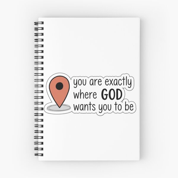 Item preview, You Are Exactly Where God Wants You To Be Map Pin Christian designed and sold by raedattia.