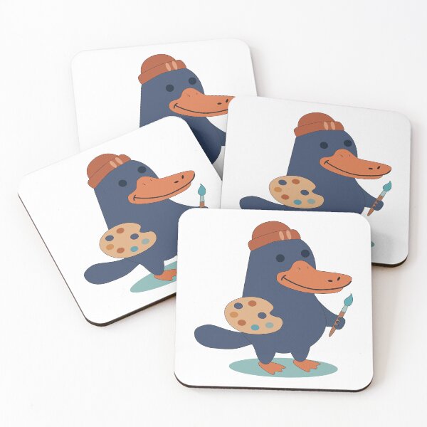 Item preview, Creative Artist Platypus - Cute Painter Animal designed and sold by TatinkaArtskill.
