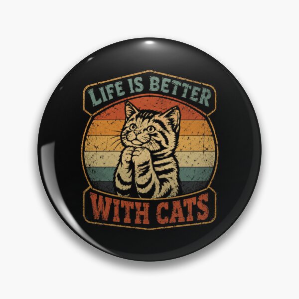 Item preview, Life Is Better With Cats Cat Lover Pet Owner Feline Enthusiast designed and sold by RetroMini2026.