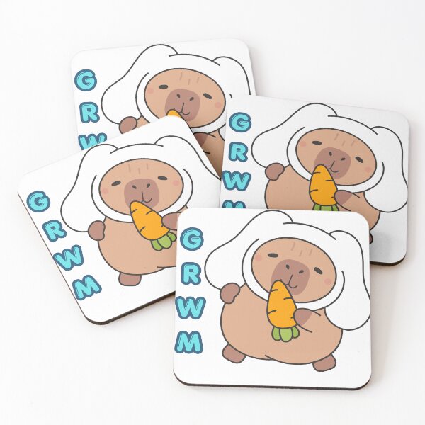 Item preview, GRWM Capybaras designed and sold by Budziszz.