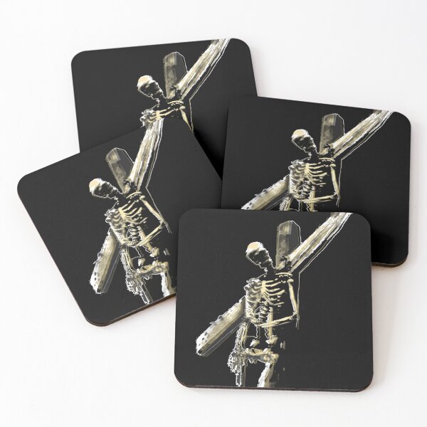 Item preview, Skeleton Carrying Cross designed and sold by weirdove.