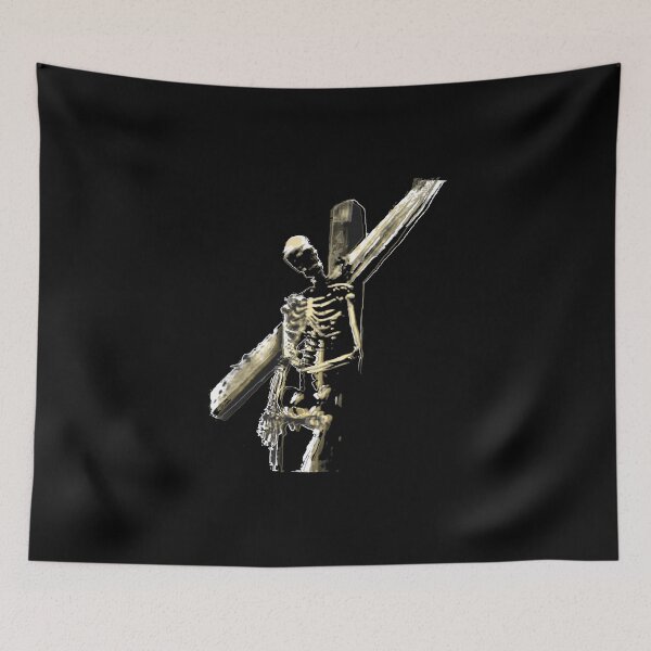 Item preview, Skeleton Carrying Cross designed and sold by weirdove.
