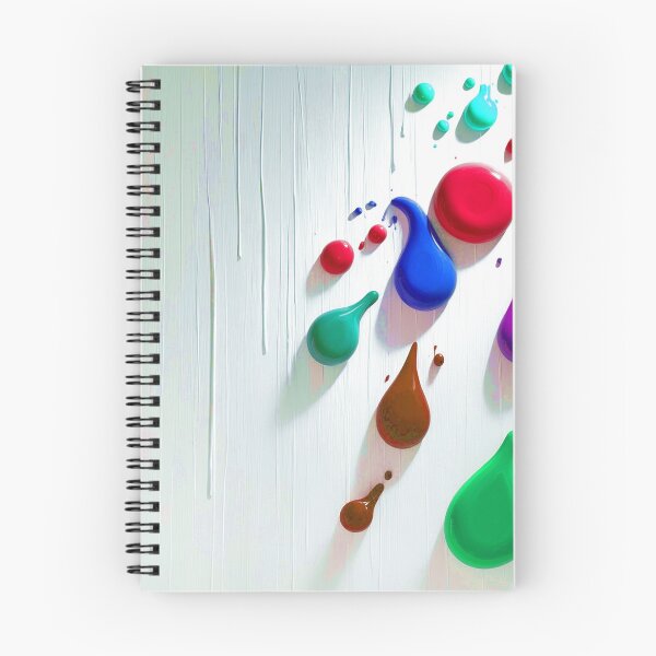 Item preview, Abstract 3D Paint Drips Multicolor Splashes Pattern designed and sold by Ingorgia Studio.