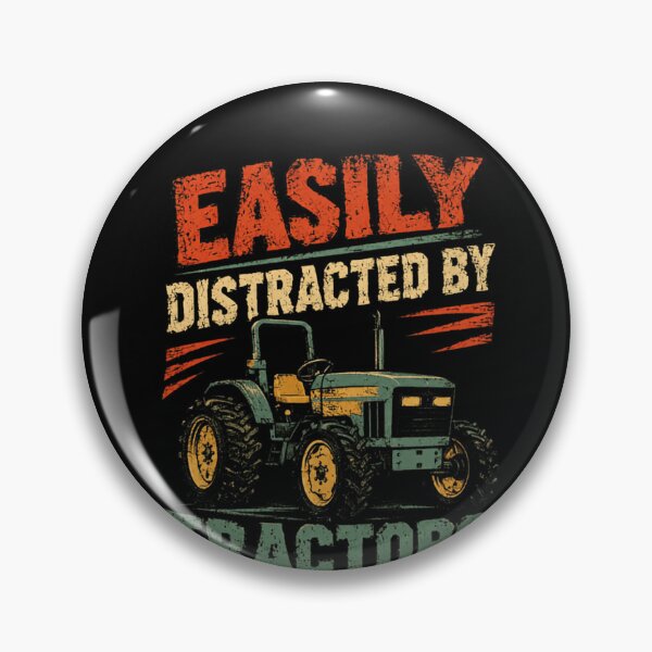 Item preview, Easily Distracted By Tractors Farmer Farming Agriculture Tractor Lover designed and sold by RetroMini2026.