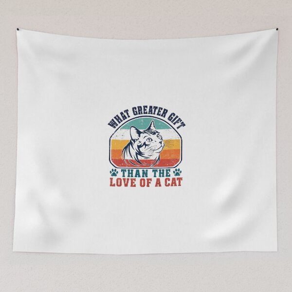 Item preview, What Greater Gift Than The Love Of A Cat Feline Pet Owner Gift designed and sold by JonesFlora2025.
