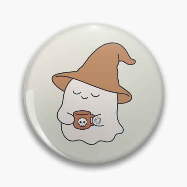 Item preview, Witchy Cute Ghost Skull Coffee Cup designed and sold by suncorner28.