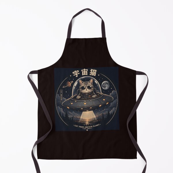 Item preview, UFO Cat Adventure |Space Explorer Cat designed and sold by Brewgoodness.